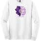 I Will Never Forget Long Sleeve T-Shirt white