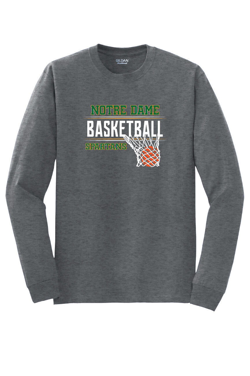 Notre Dame Basketball Long Sleeve T Shirt Youth