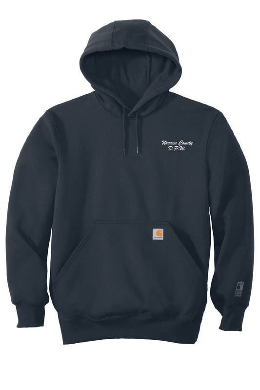 Carhartt Rain Defender Paxton Heavyweight Hooded Sweatshirt navy