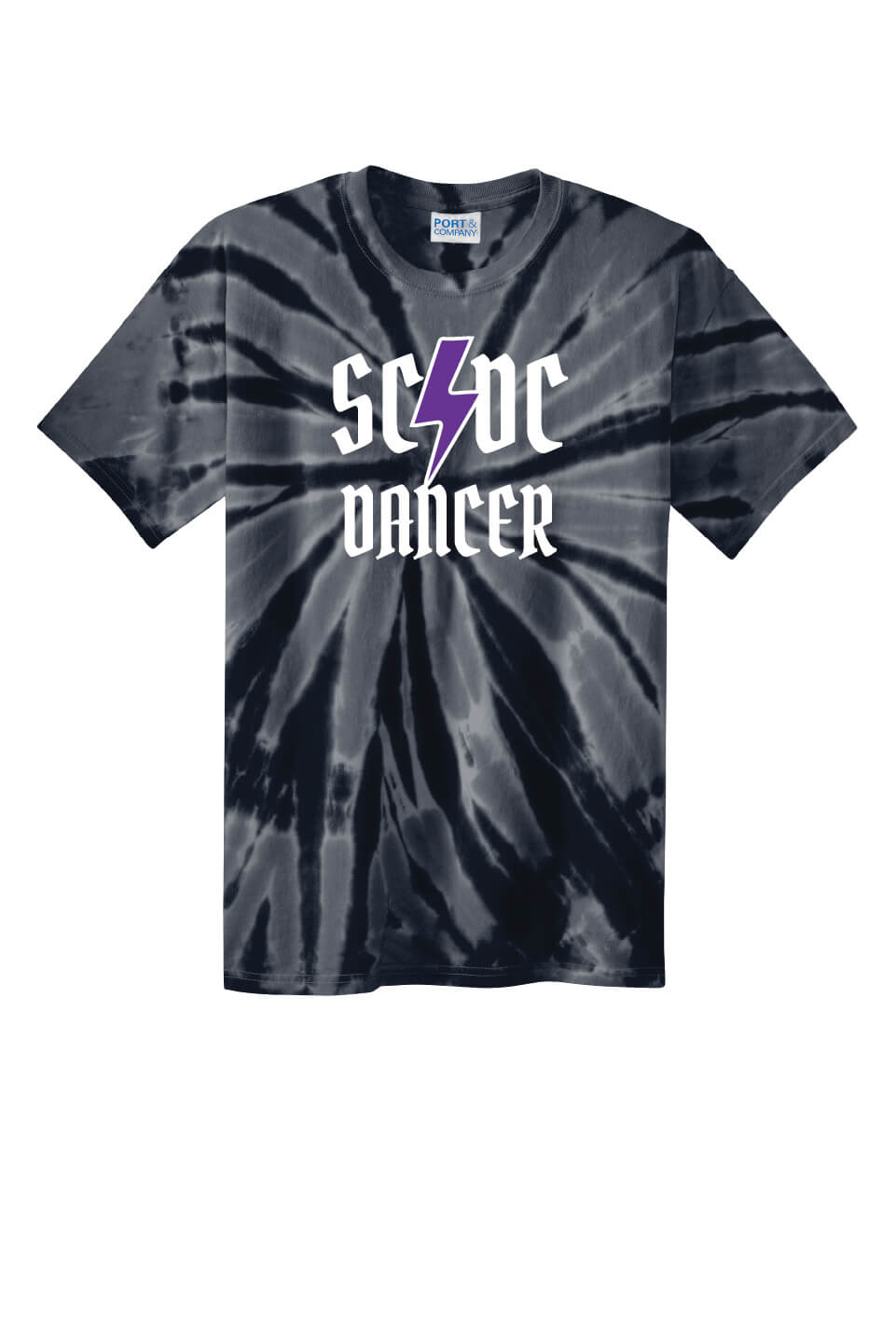 SCDC Dancer Tie Dye Short Sleeve T-Shirt (Youth)