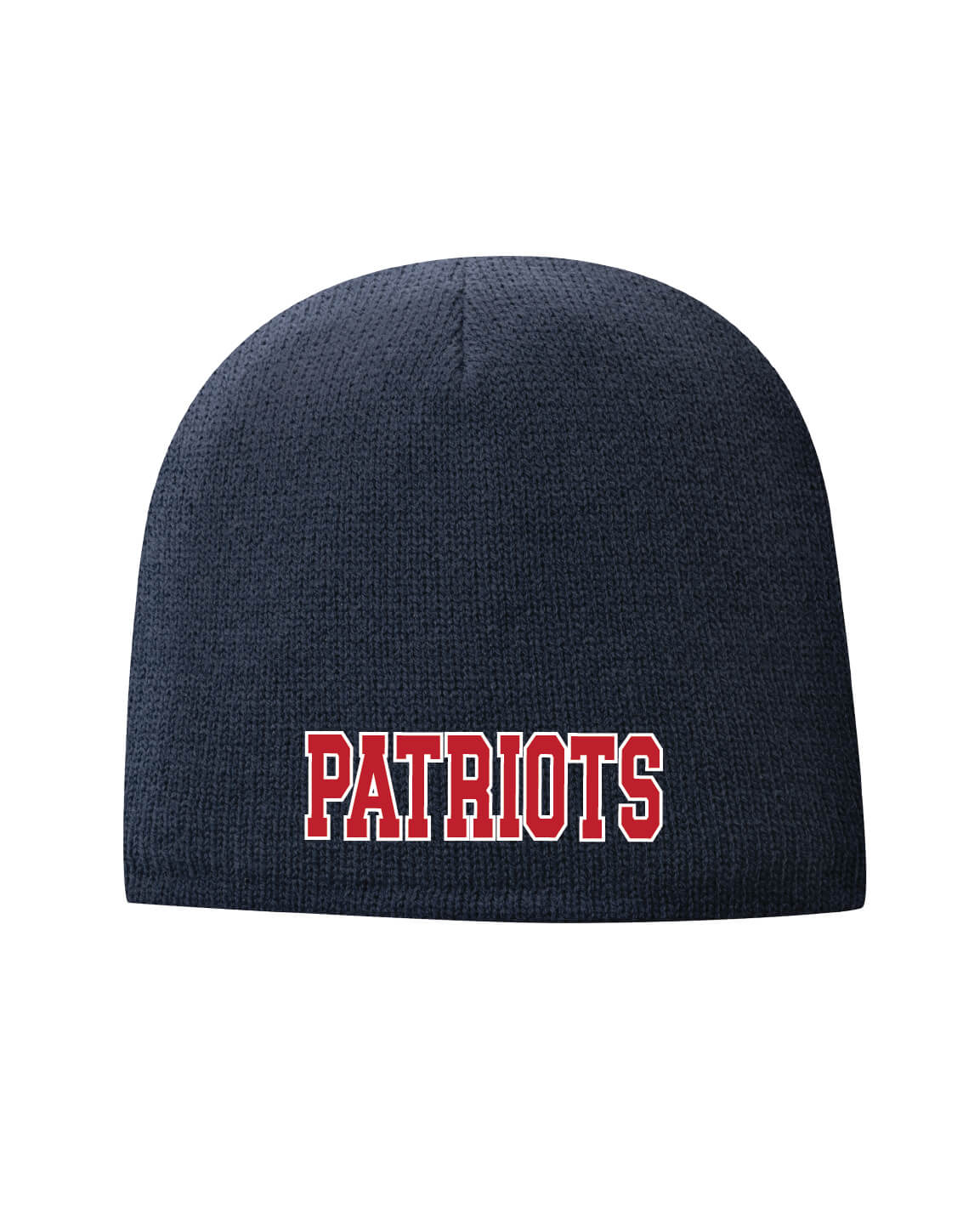 Patriots Fleece Lined Beanie navy