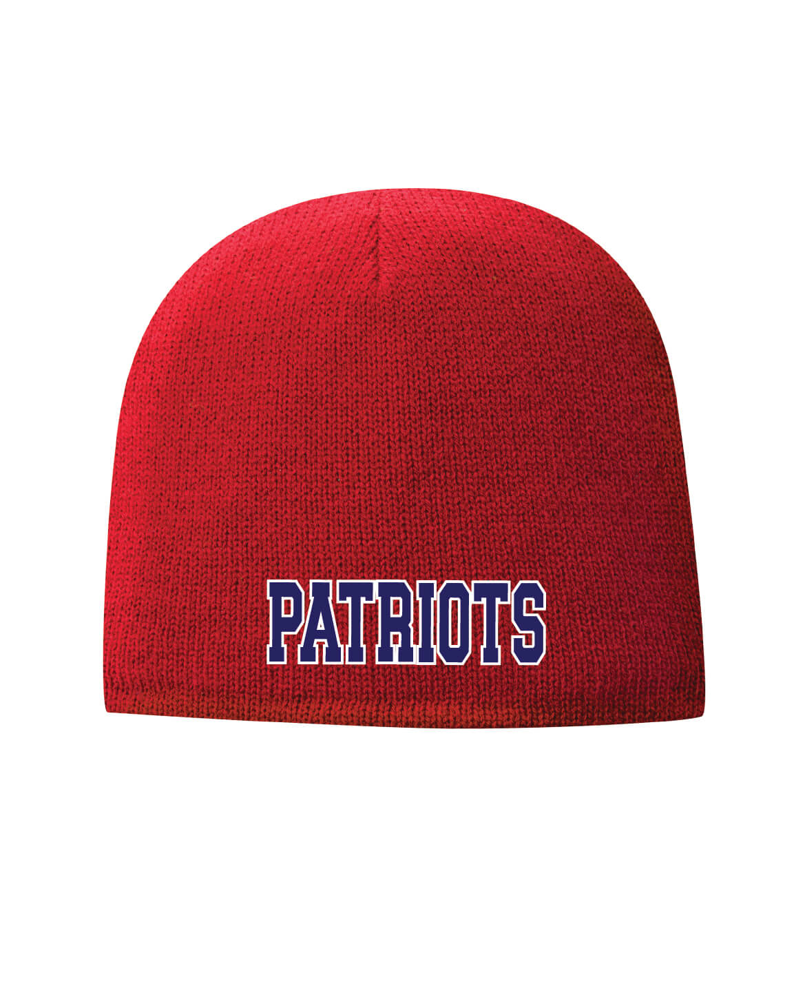 Patriots Fleece Lined Beanie red