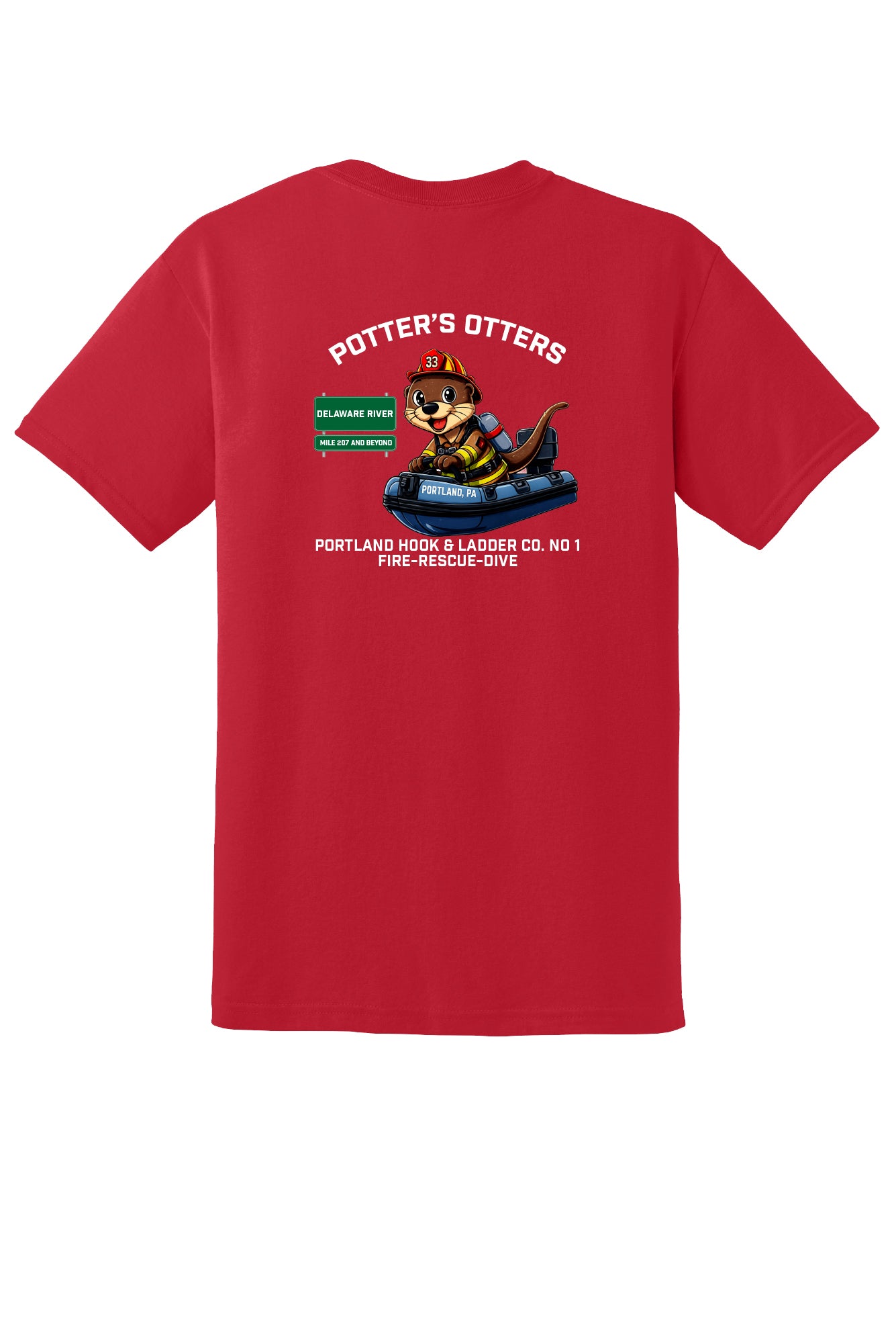 Potter's Otters Pocket T-Shirt