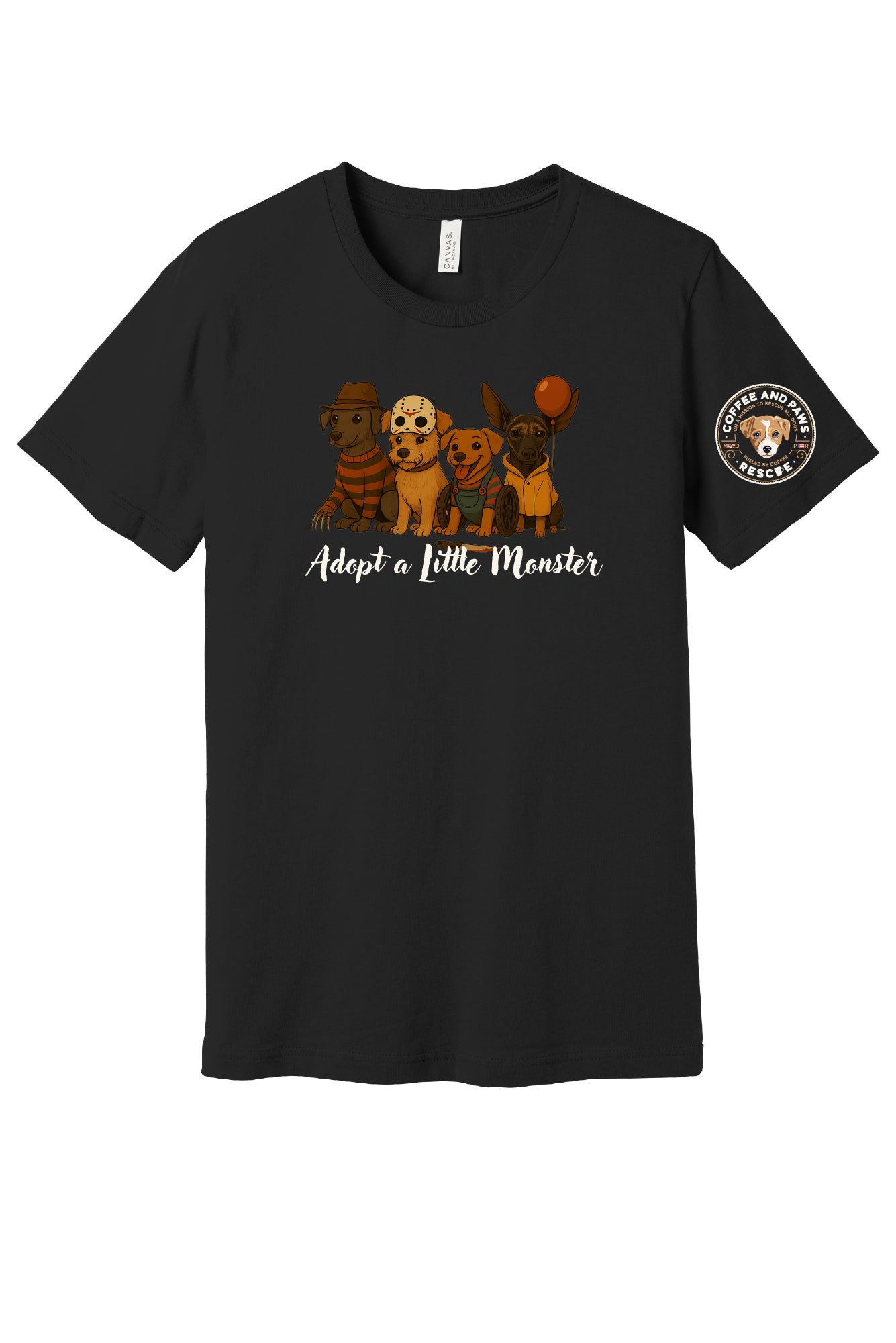 Adopt a Little Monster Short Sleeve Bella Canvas T-shirt