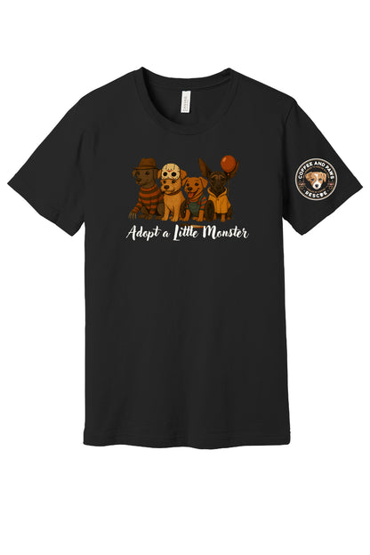 Adopt a Little Monster Short Sleeve Bella Canvas T-shirt