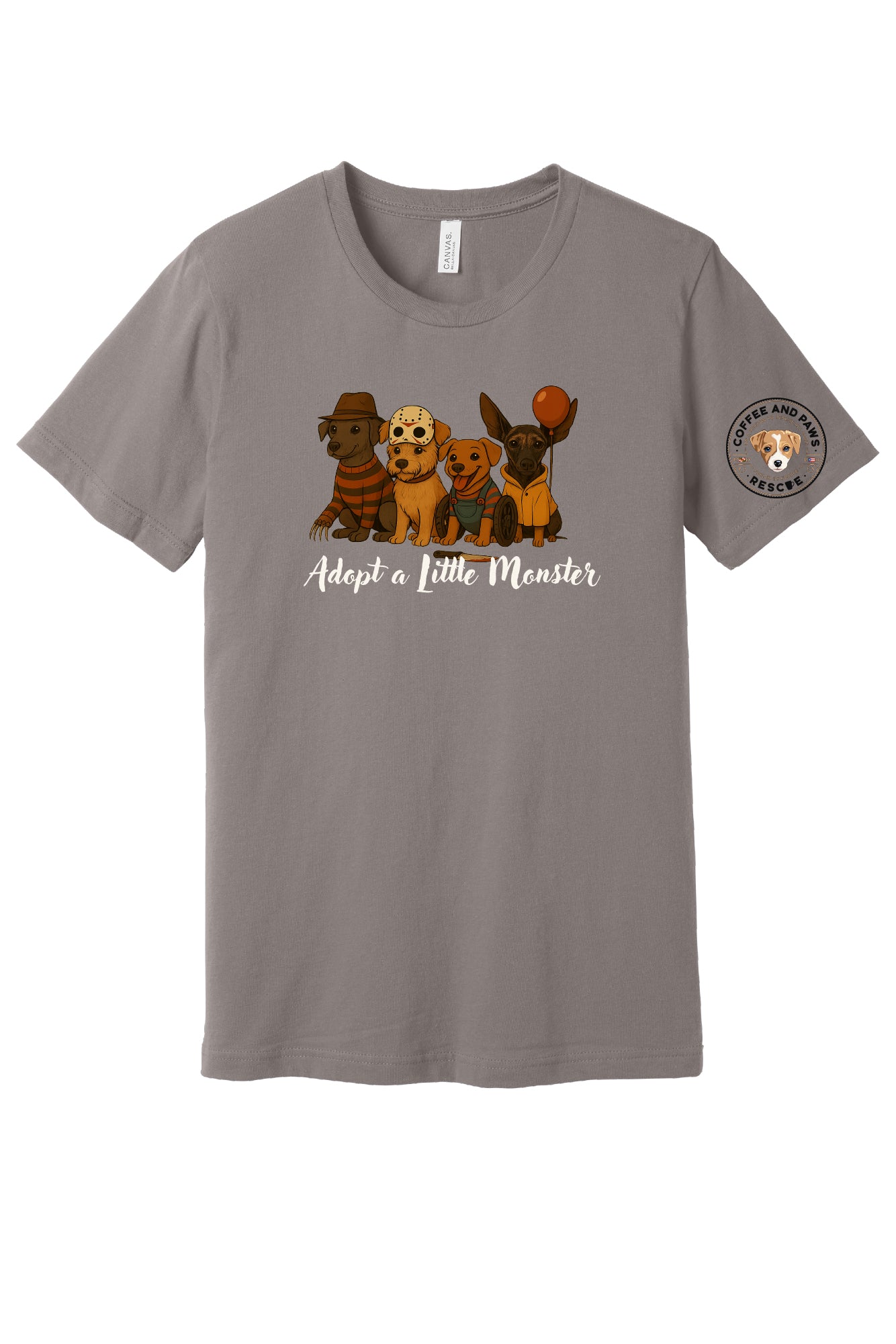 Adopt a Little Monster Short Sleeve Bella Canvas T-shirt