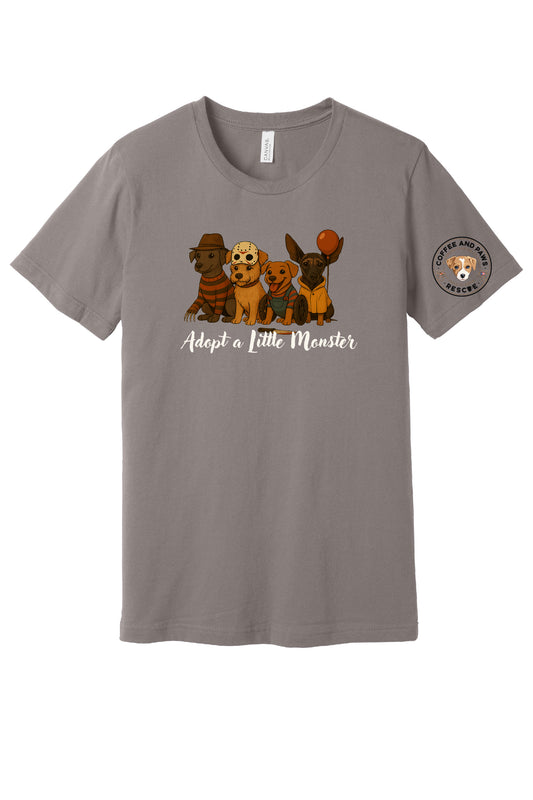 Adopt a Little Monster Short Sleeve Bella Canvas T-shirt