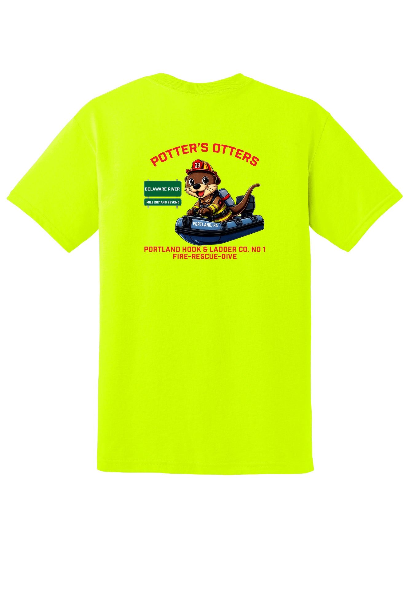 Potter's Otters Pocket T-Shirt