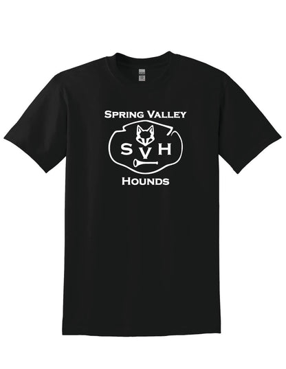 Spring Valley Hounds Short Sleeve T-Shirt (Gildan, Youth) black