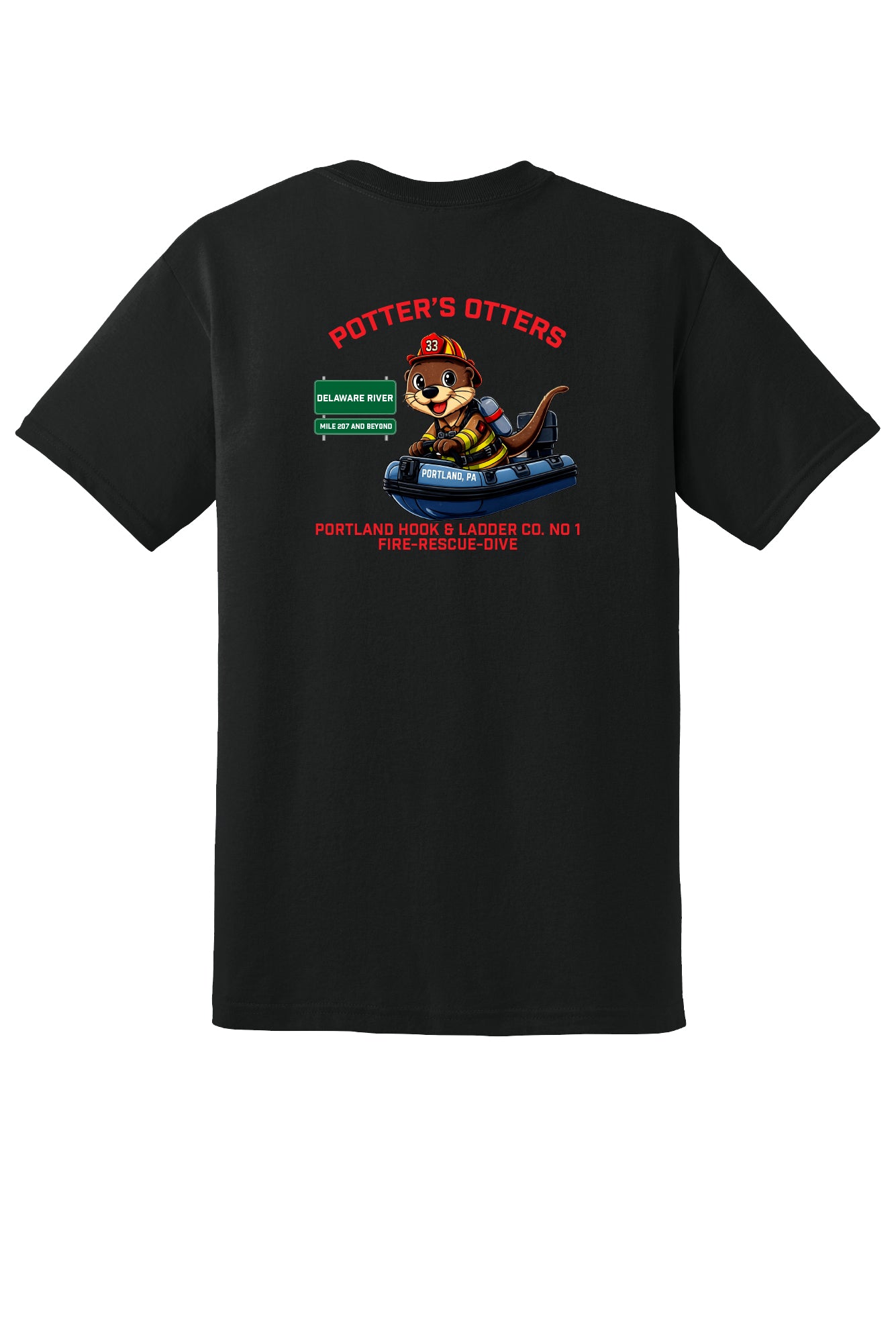 Potter's Otters Pocket T-Shirt