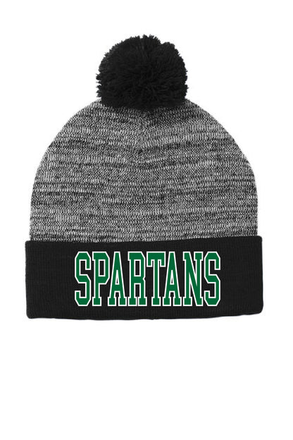 Spartans Pom Pom Beanie