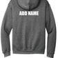 Notre Dame Baseball Hoodie (Youth) gray, back