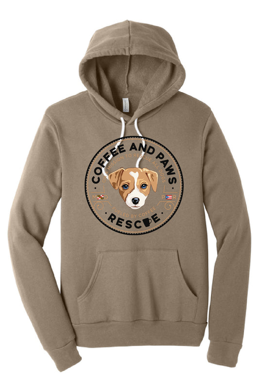 Coffee and Paws Bella Canvas Hoodie