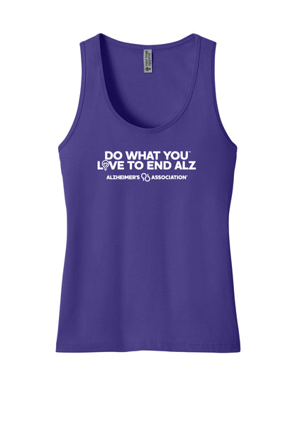 Do What you Can to End ALZ Ladies Tank Top