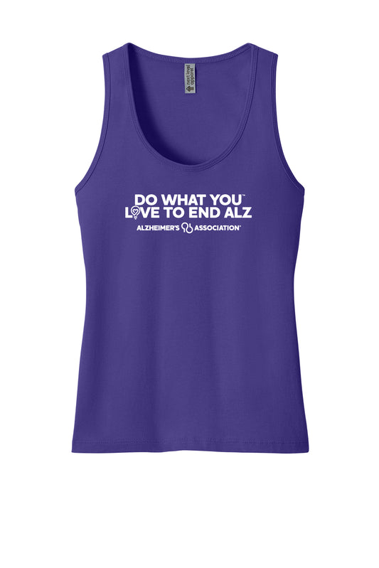 Do What you Can to End ALZ Ladies Tank Top