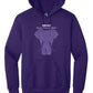 Memories Matter Elephant Hoodie purple