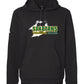 Spartans Fleece Hooded Sweatshirt black front