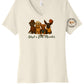 Adopt a Little Monster Ladies V-Neck T-shirt