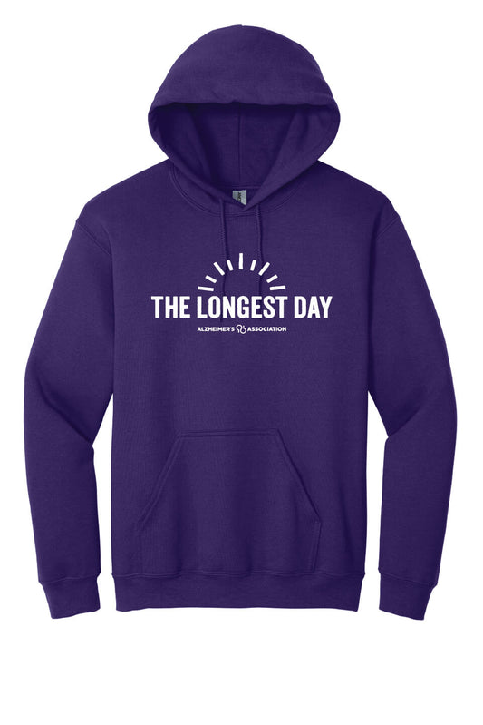 The Longest Day Hoodie horizontal purple