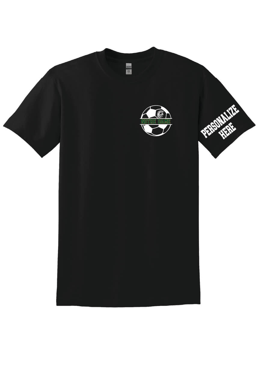 Notre Dame Soccer Short Sleeve T-Shirt black