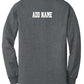 Notre Dame Basketball Long Sleeve T-Shirt gray-back