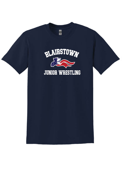 Blairstown JR Wrestling Short Sleeve T-Shirt navy