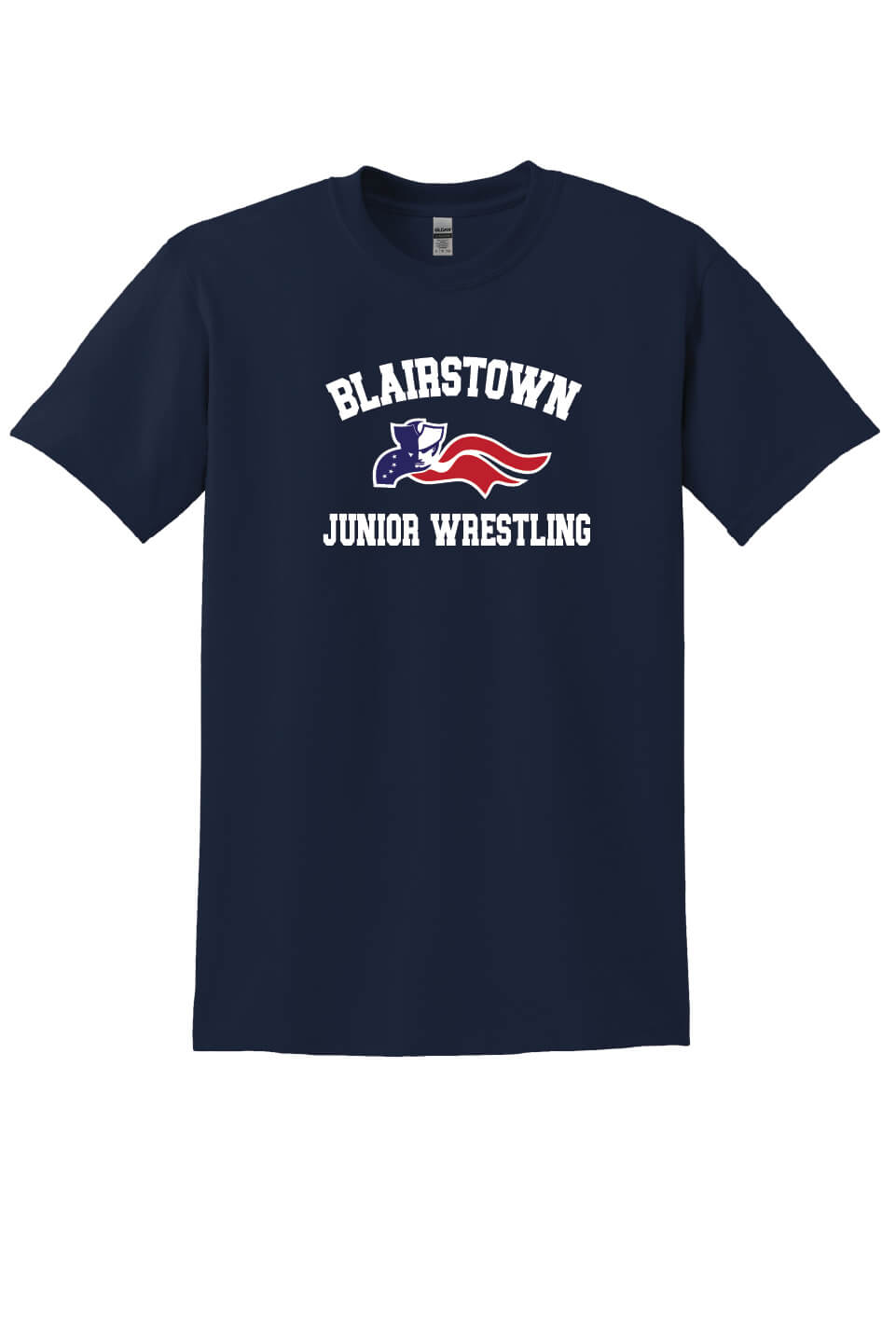 Blairstown JR Wrestling Short Sleeve T-Shirt navy