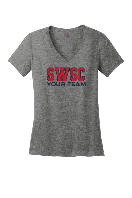 SWSC V-Neck Short Sleeve T-Shirt (Ladies)