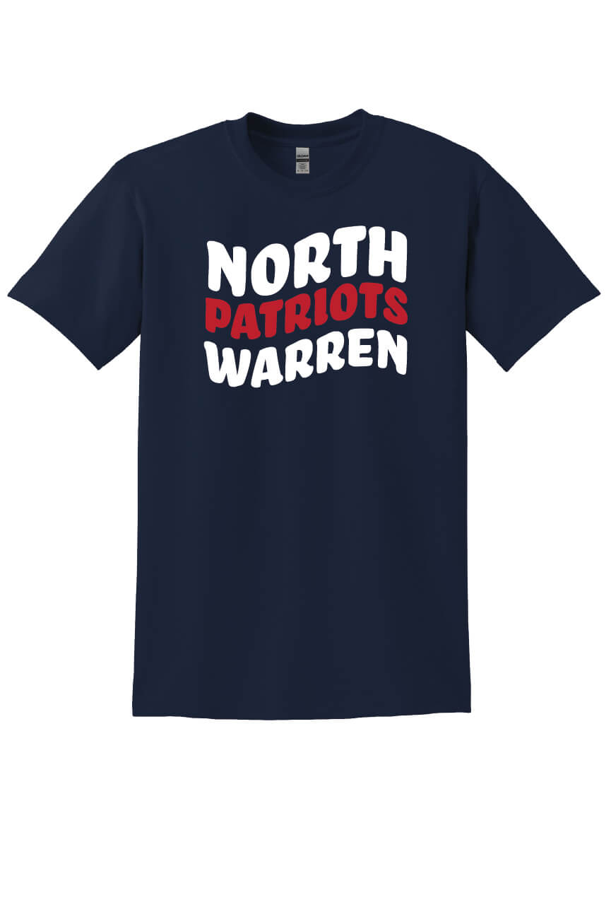 North Warren Patriots II Short Sleeve T-Shirt navy