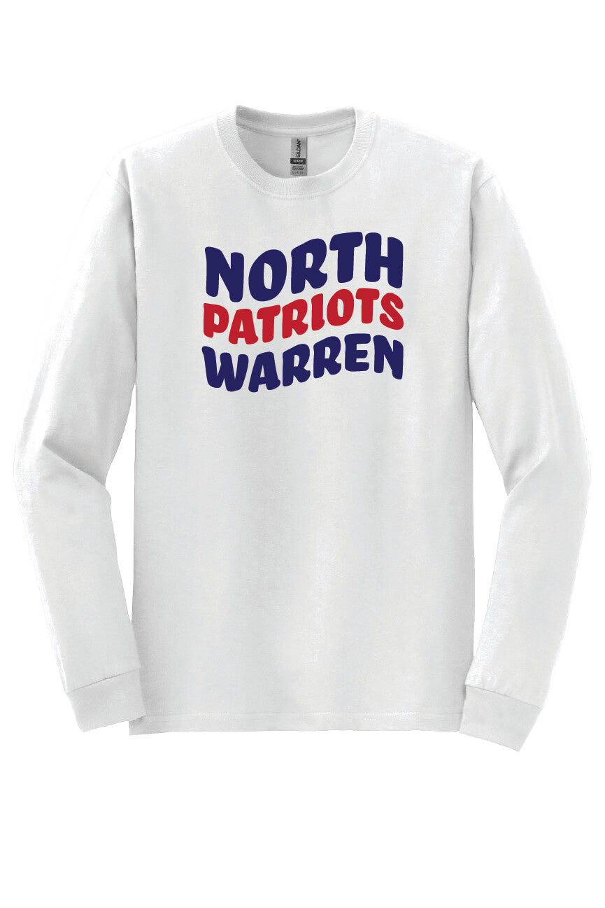 North Warren Patriots II Long Sleeve T-Shirt white