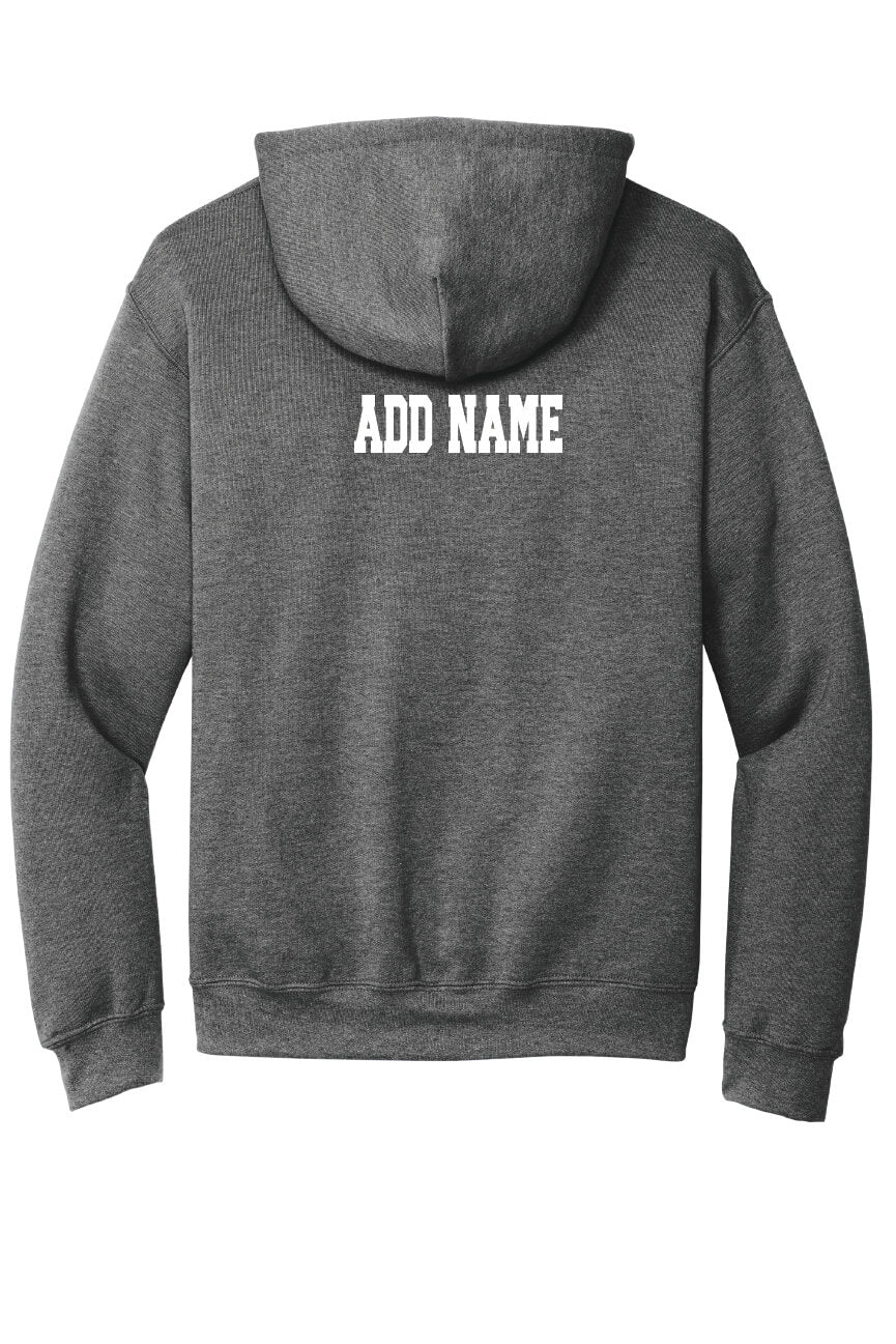 Notre Dame Basketball Hoodie gray-back