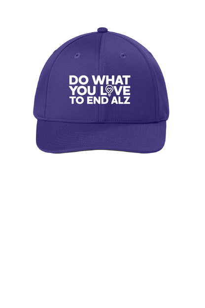 Do What You Love To End ALZ Impact Mesh Stretch-Tek Adjustable Cap