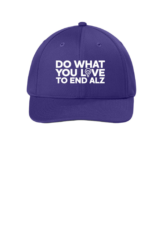 Do What You Love To End ALZ Impact Mesh Stretch-Tek Adjustable Cap
