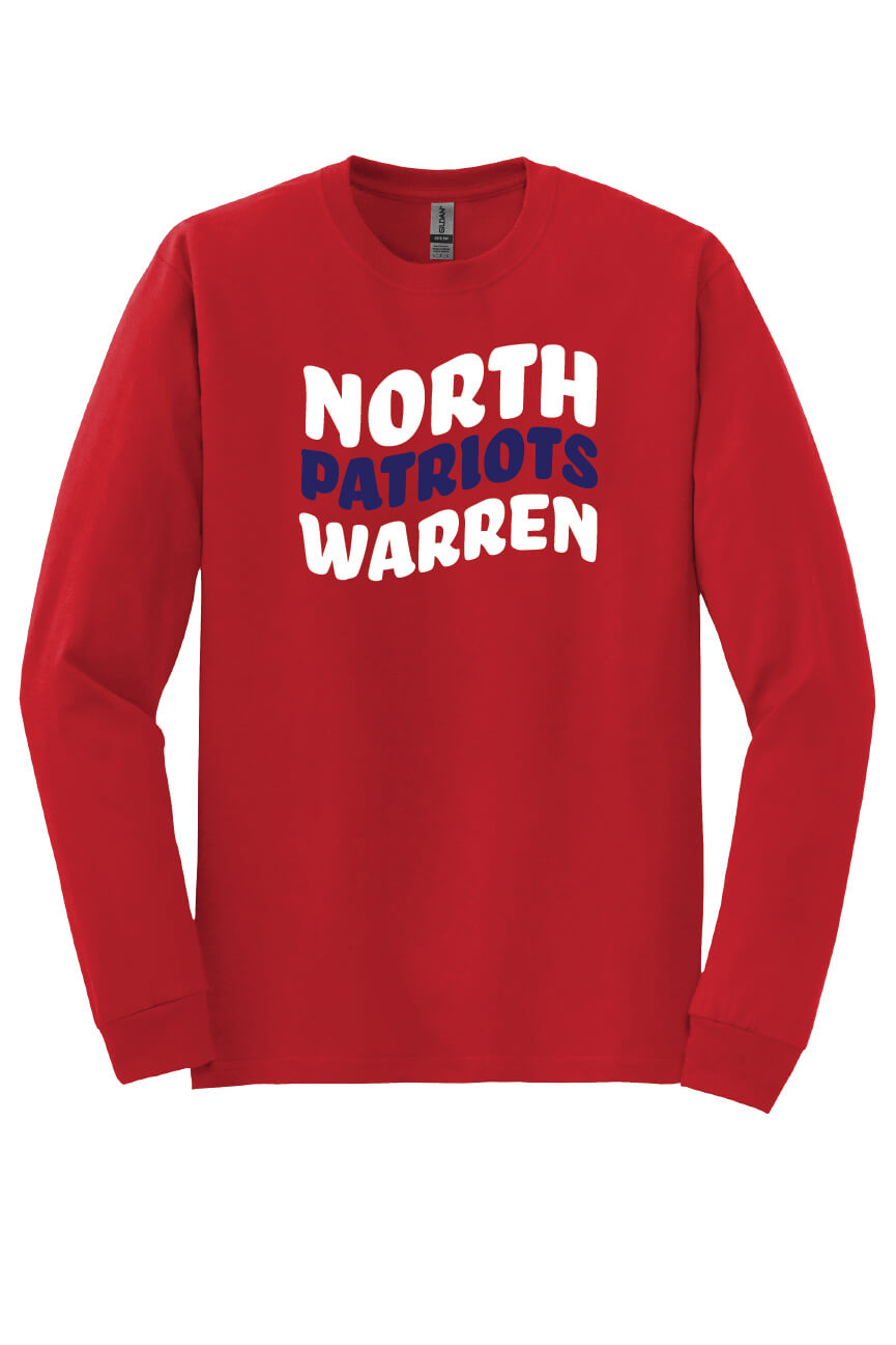 North Warren Patriots II Long Sleeve T-Shirt red