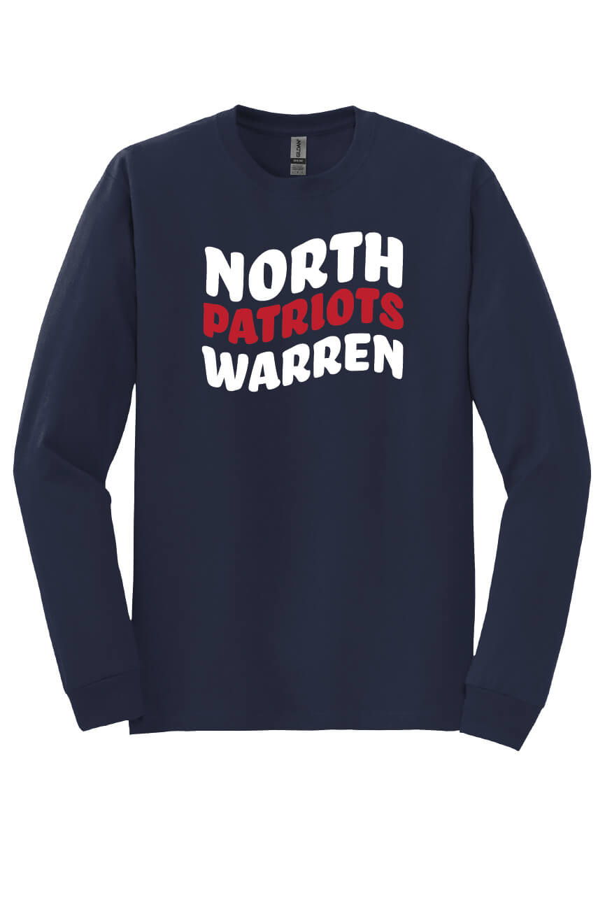 North Warren Patriots II Long Sleeve T-Shirt navy