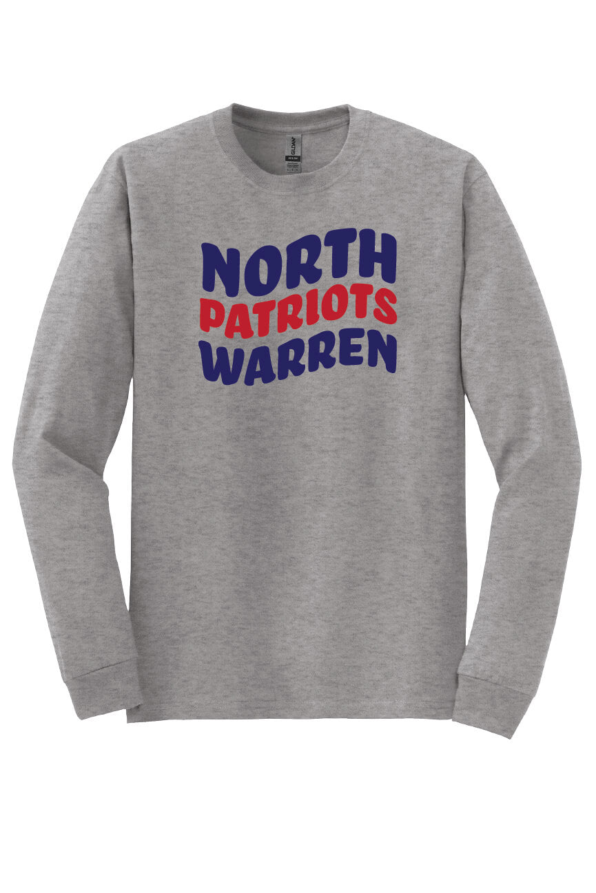 North Warren Patriots II Long Sleeve T-Shirt gray