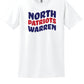 North Warren Patriots II Short Sleeve T-Shirt white