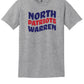 North Warren Patriots II Short Sleeve T-Shirt gray