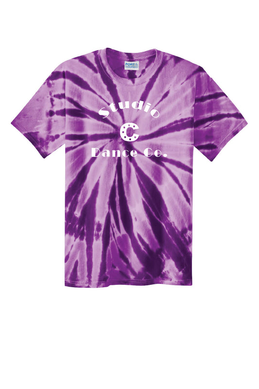 Studio C Tie Dye Short Sleeve T-Shirt purple