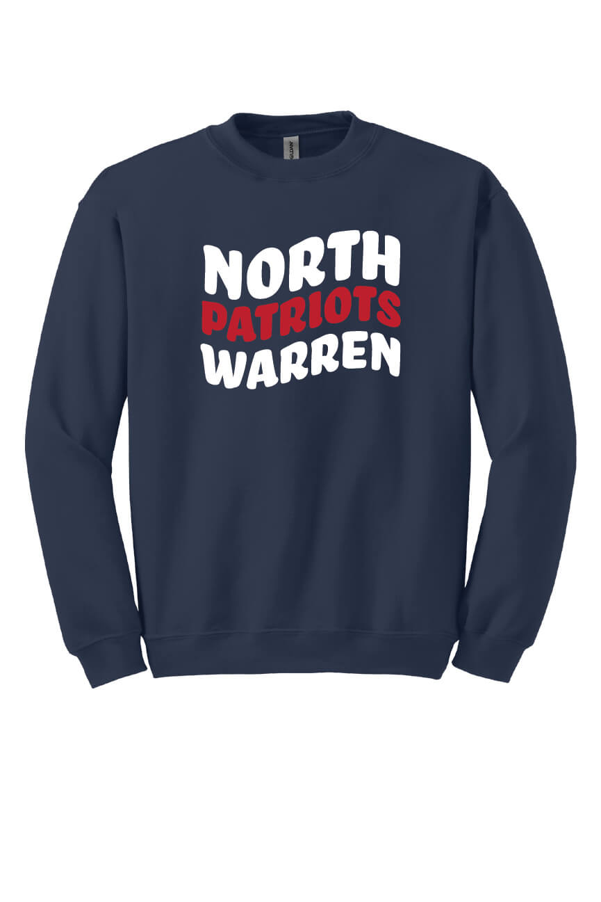 North Warren Patriots II Crewneck Sweatshirt navy