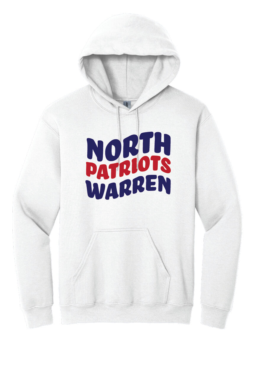North Warren Patriots II Hoodie white