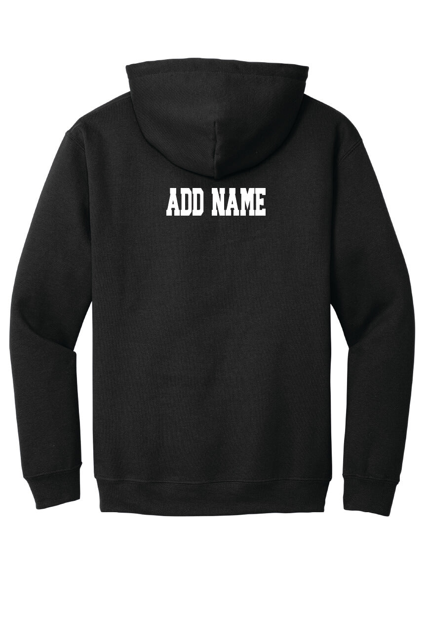 Youth Notre Dame Basketball Hoodie black-back