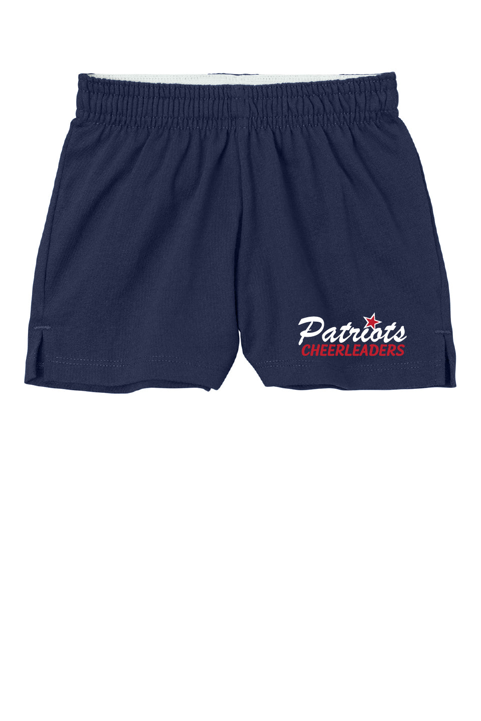 Patriots Cheerleaders Jersey Knit Squad Shorts