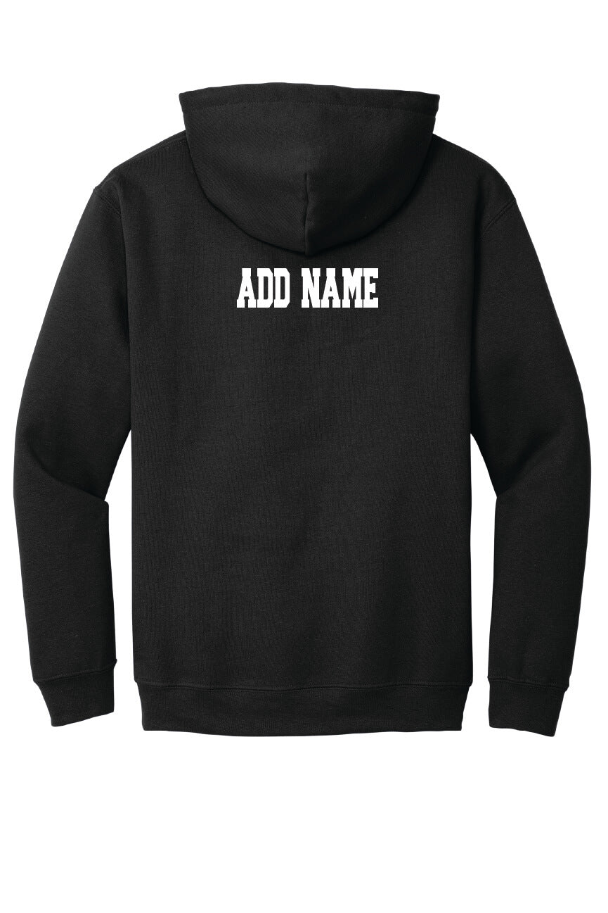 Notre Dame Basketball Hoodie black-back