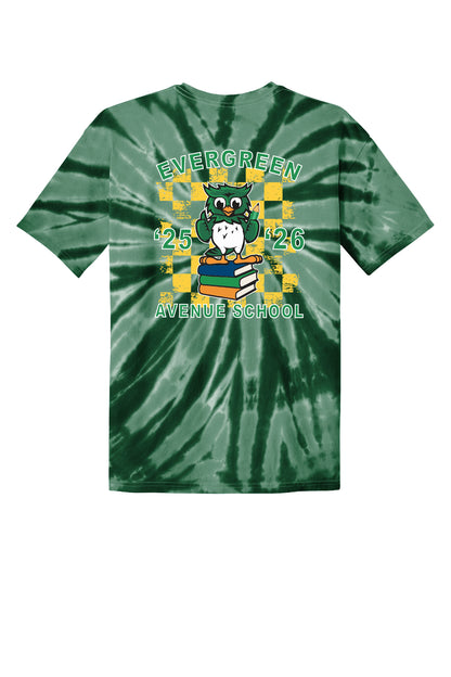 Back to School Hootie Tie-Dye Short Sleeve T-Shirt