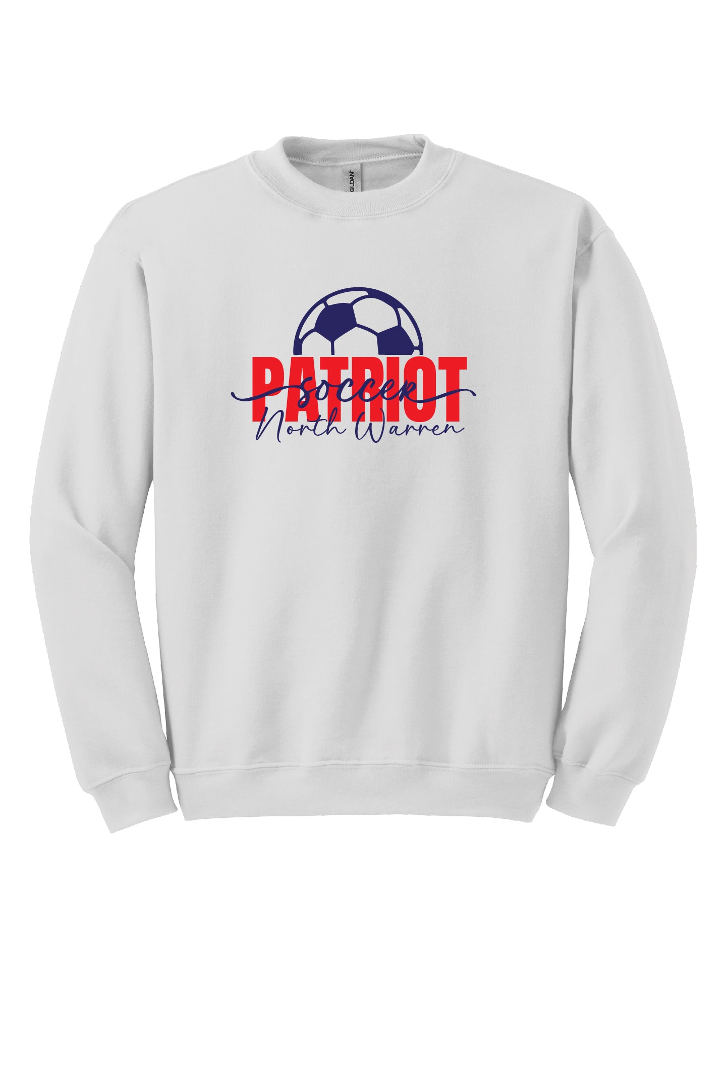 Patriot Soccer Script Crewneck Sweatshirt