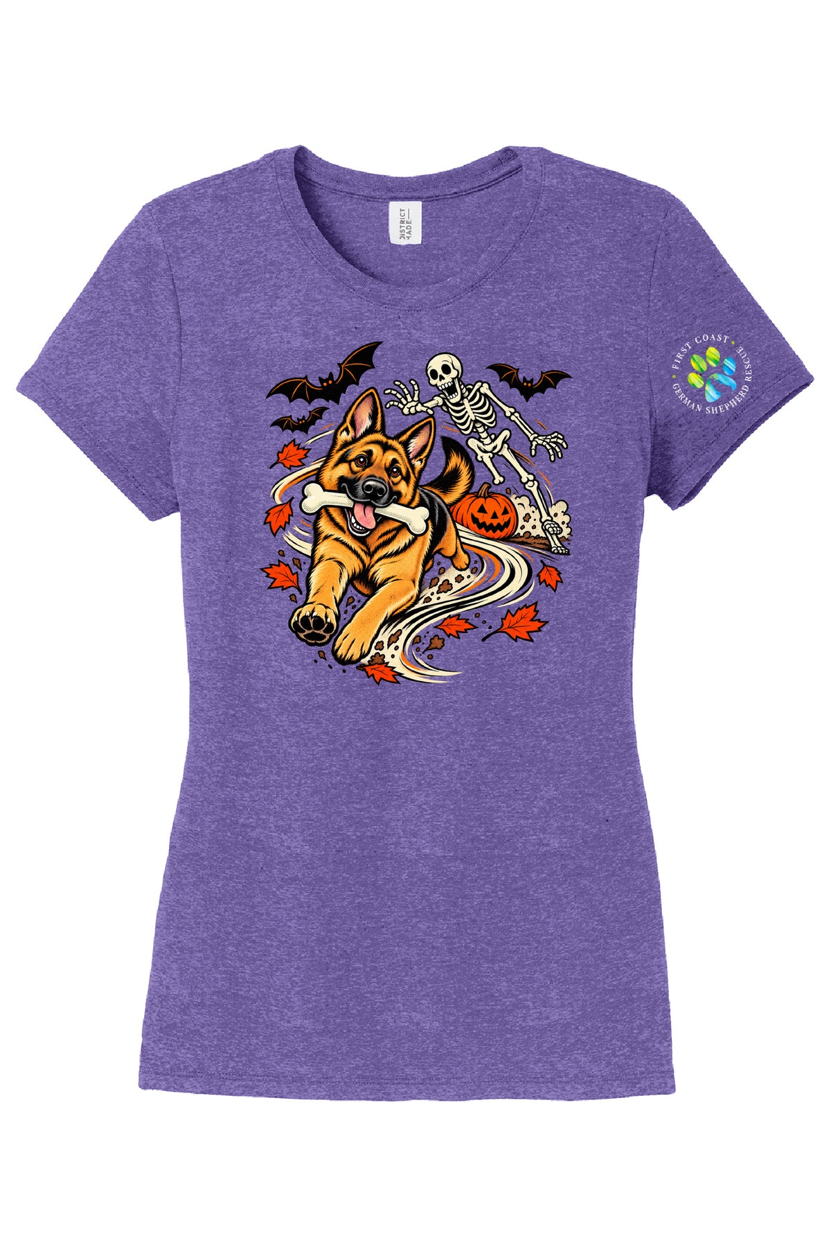 Dog with a Bone  Ladies Cut Short Sleeve T-Shirt