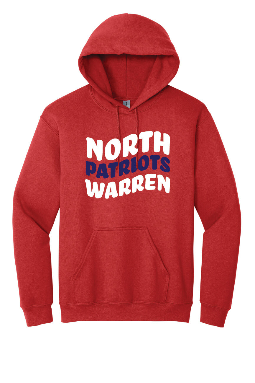 North Warren Patriots II Hoodie red