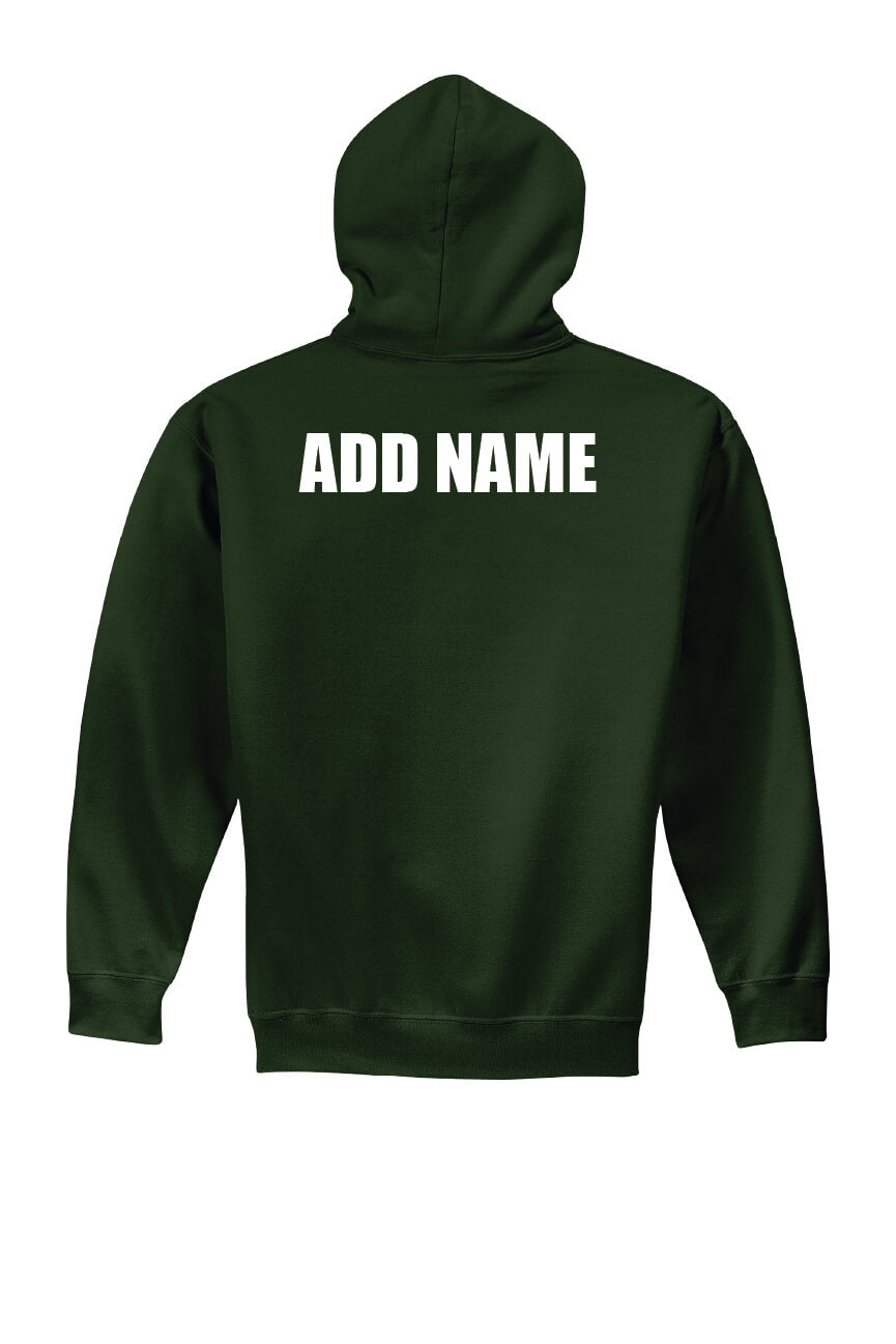 Notre Dame Softball Hoodie (Youth) green, black