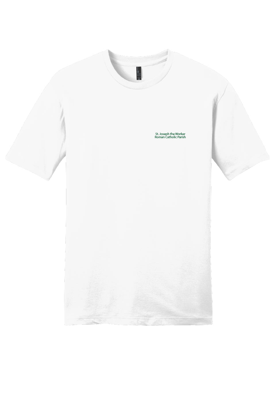 St. Joseph the Worker II Short Sleeve T-shirt-Full Color Logo